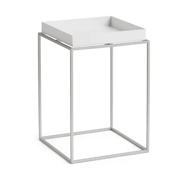 Tray Table medium brickbord - White-silikone grå, 30x30x44 cm - HAY