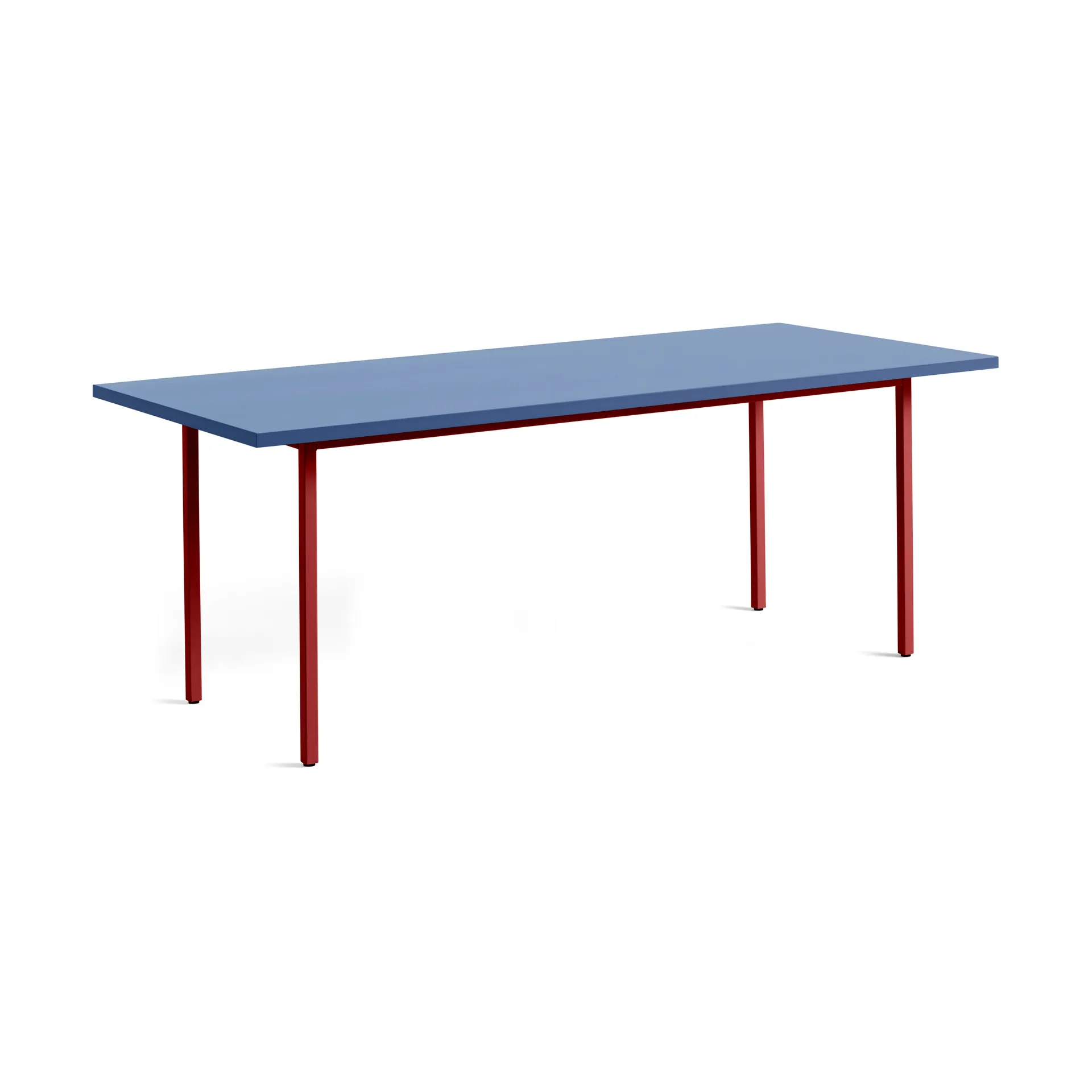 Two-Colour spisebord 90x200 cm, Maroon red-blue HAY