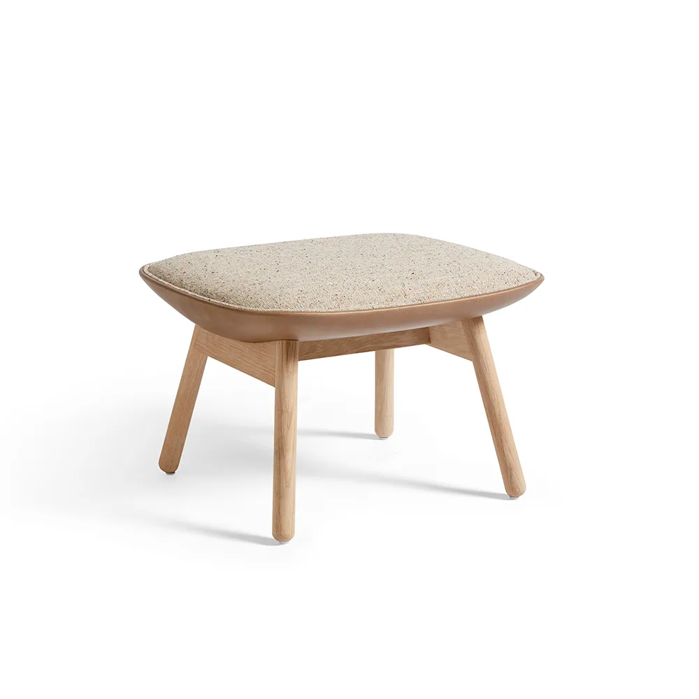 Uchiwa fodskammel, Bolgheri lgg60 melange-bagside sense nougat læder HAY