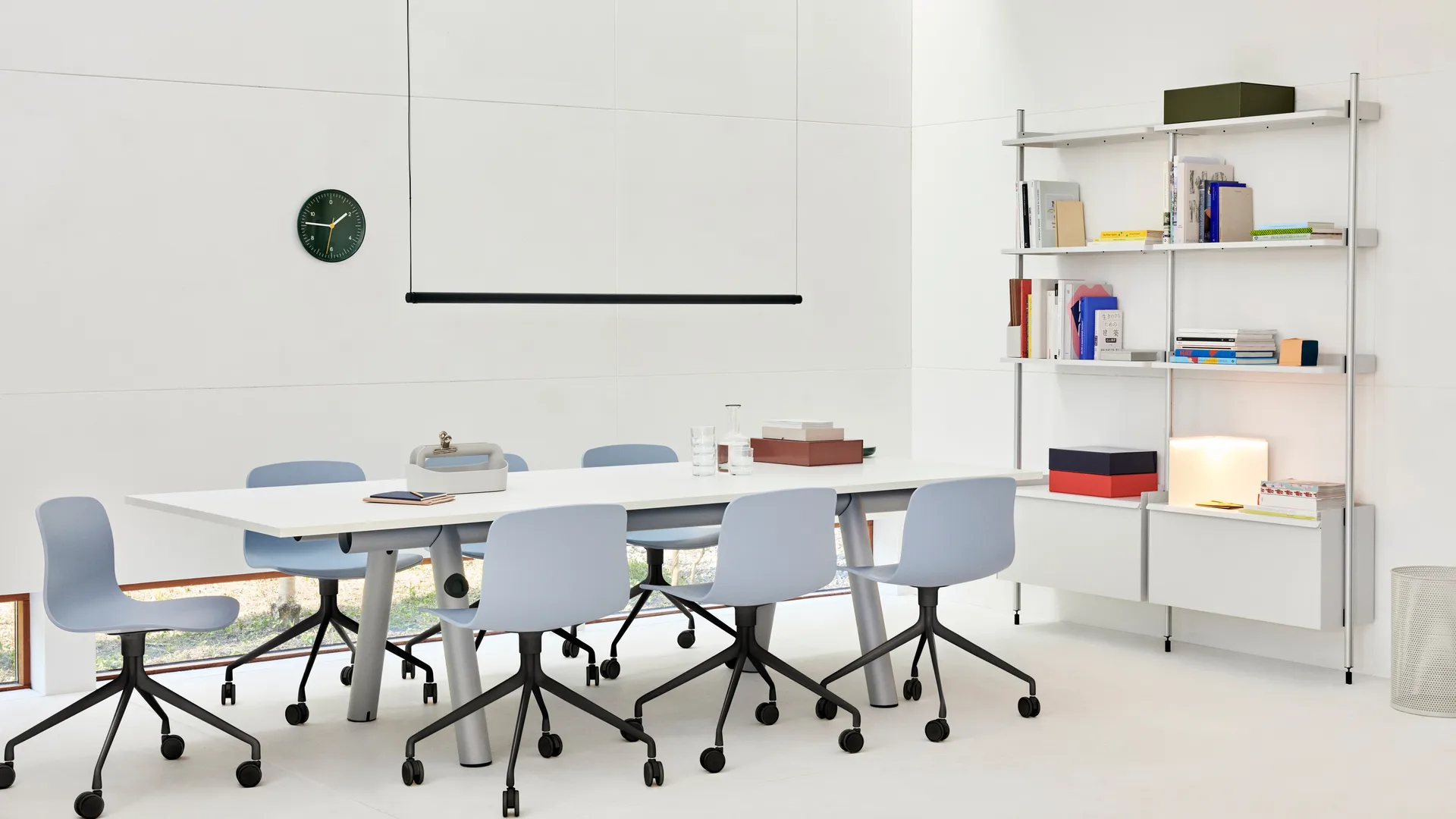 Wall Clock vægur Ø26,5 cm, Green HAY