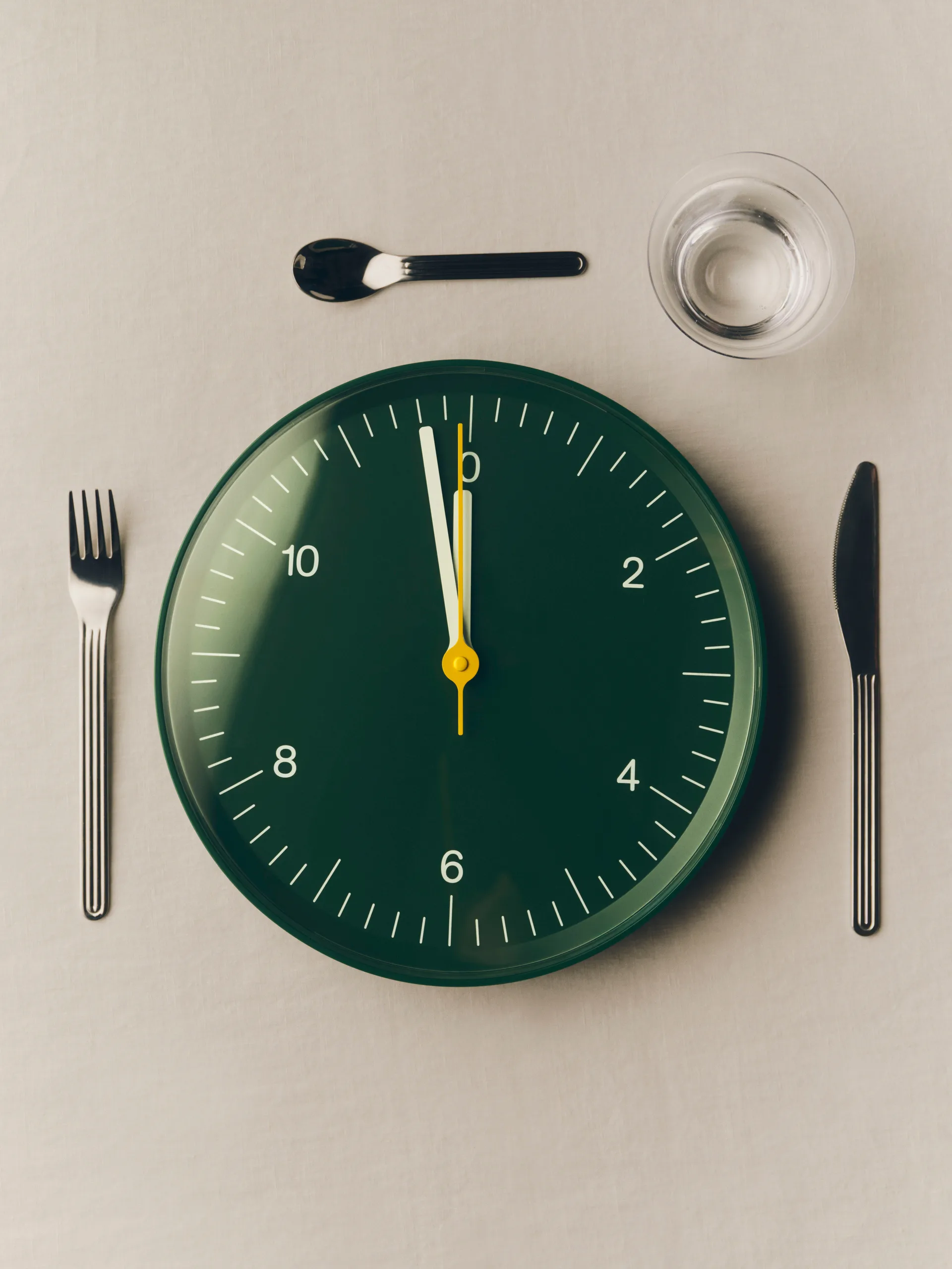 Wall Clock vægur Ø26,5 cm, Green HAY