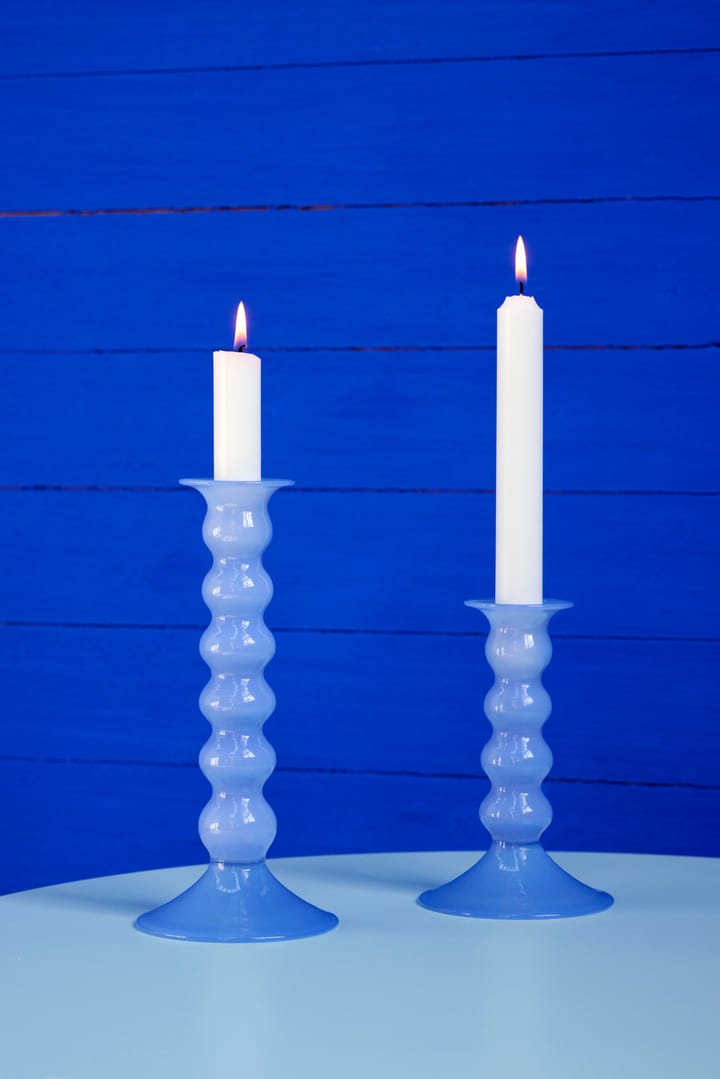 Wavy lysestage medium 14 cm, Jade light blue HAY