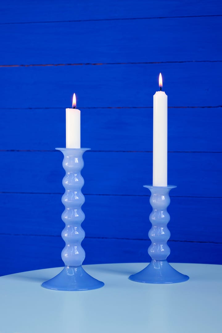 Wavy lysestage medium 14 cm - Jade light blue - HAY
