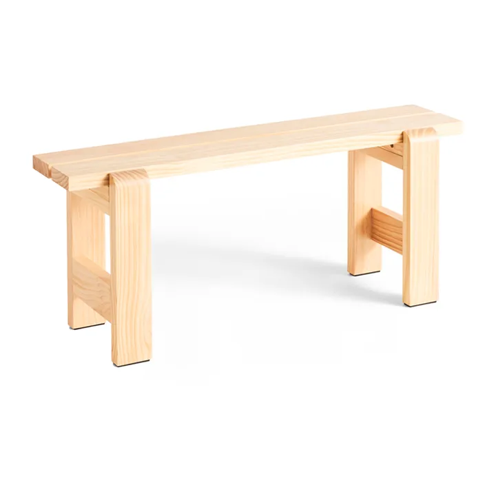 Weekday bænk 111x23 cm lakeret fyrretræ - Natural - HAY