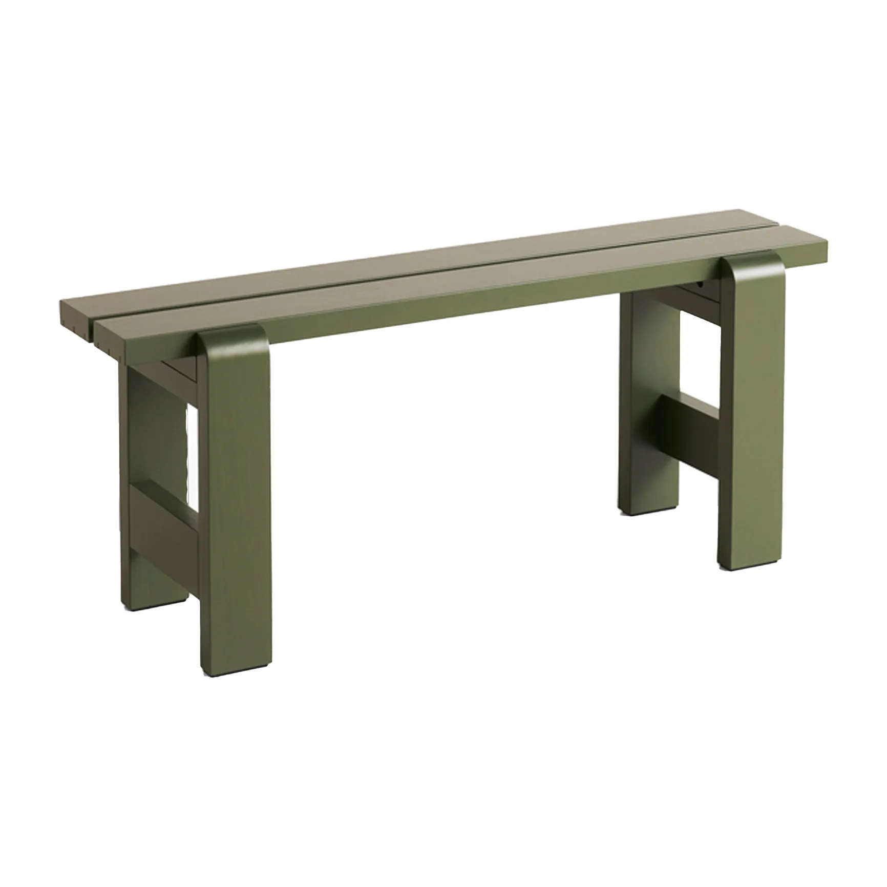 Weekday bænk 111x23 cm lakeret fyrretræ, Olive HAY