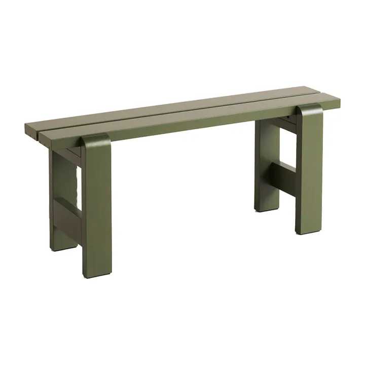 Weekday bænk 111x23 cm lakeret fyrretræ - Olive - HAY