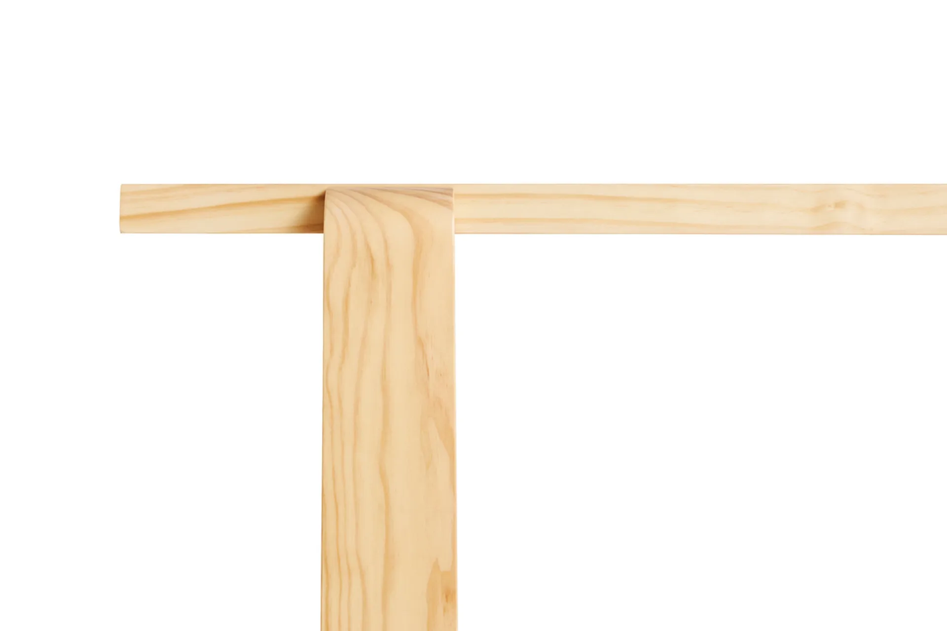 Weekday bænk 140x23 cm lakeret fyrretræ, Natural HAY