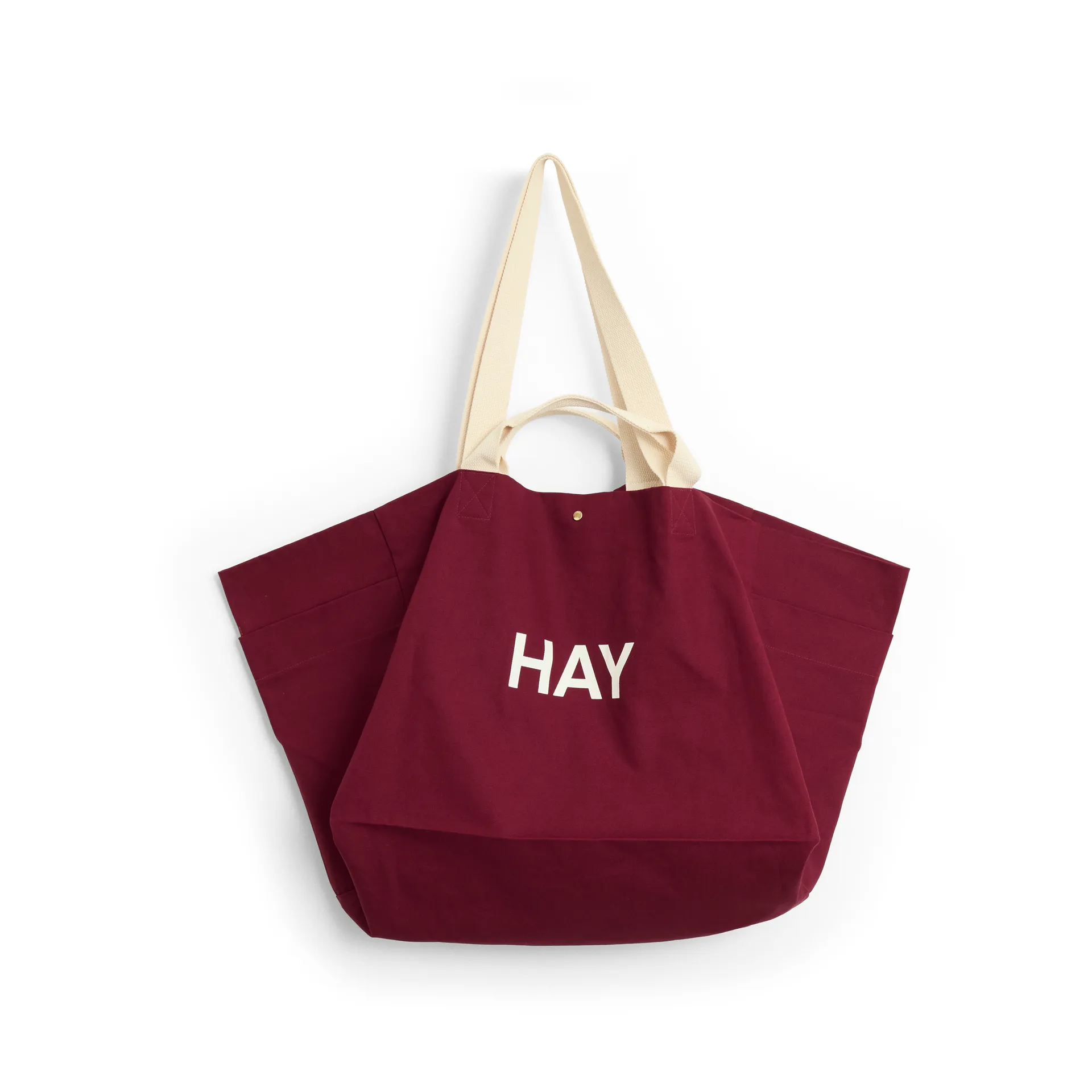 Weekend Bag Organic taske L, Burgundy HAY
