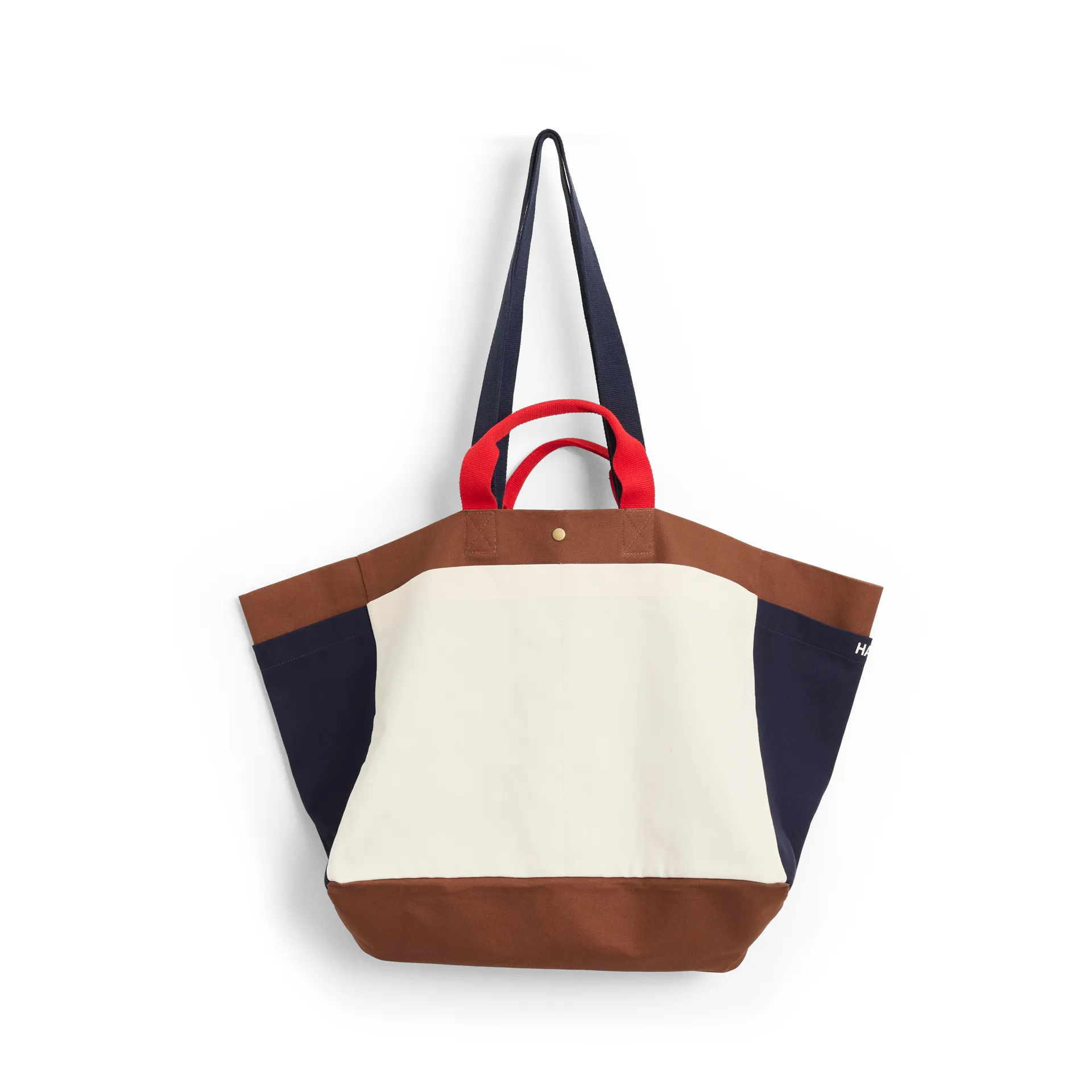 Weekend Bag Organic taske M, Cream multi HAY