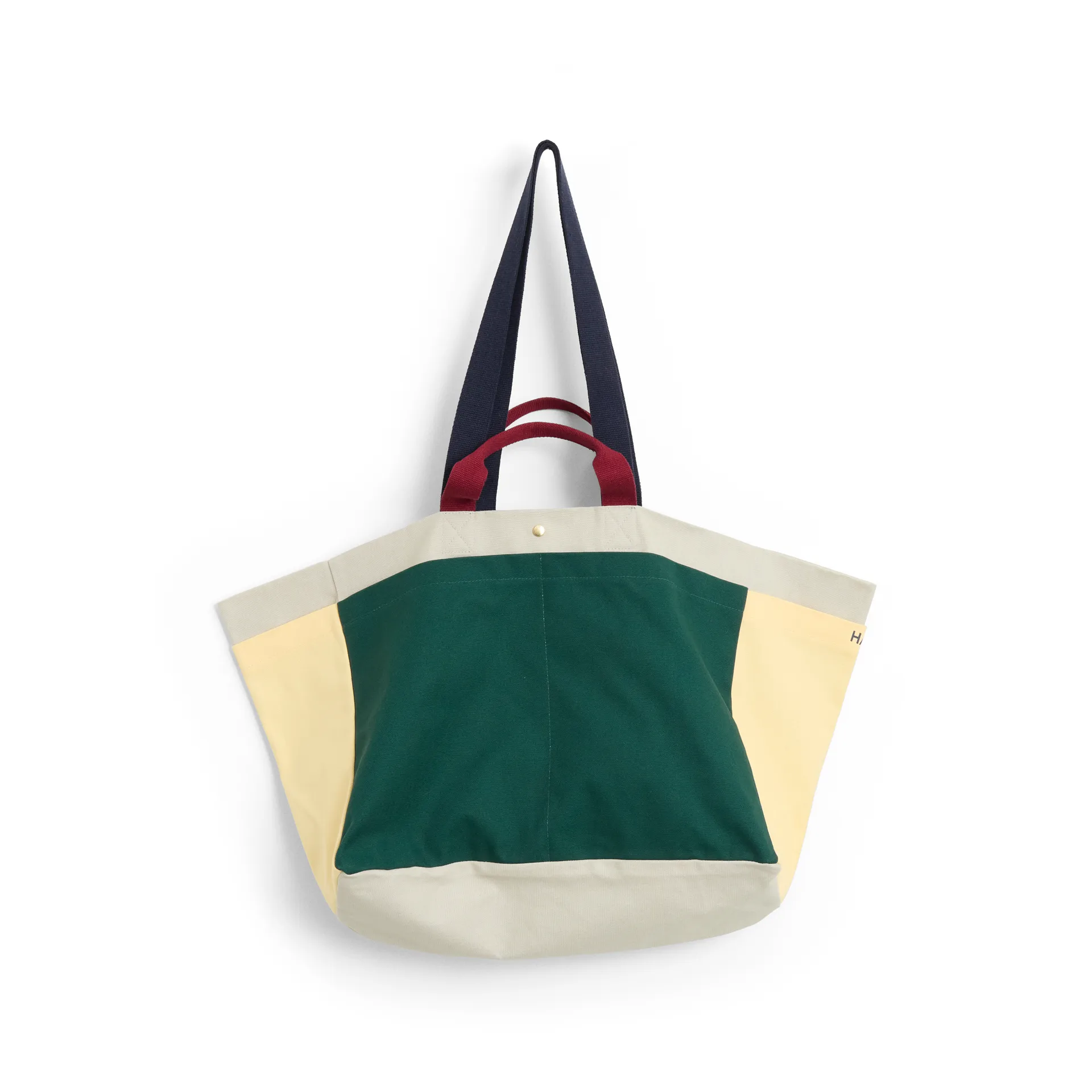 Weekend Bag Organic taske M, Dark green multi HAY