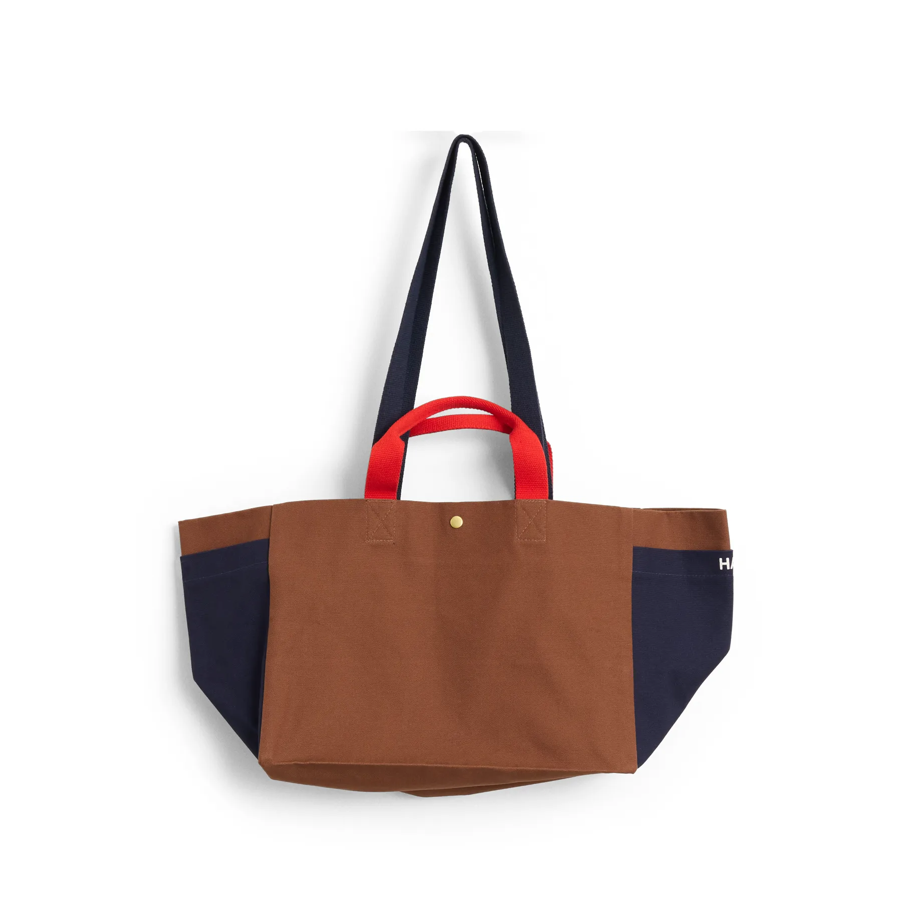 Weekend Bag Organic taske S, Brown multi HAY