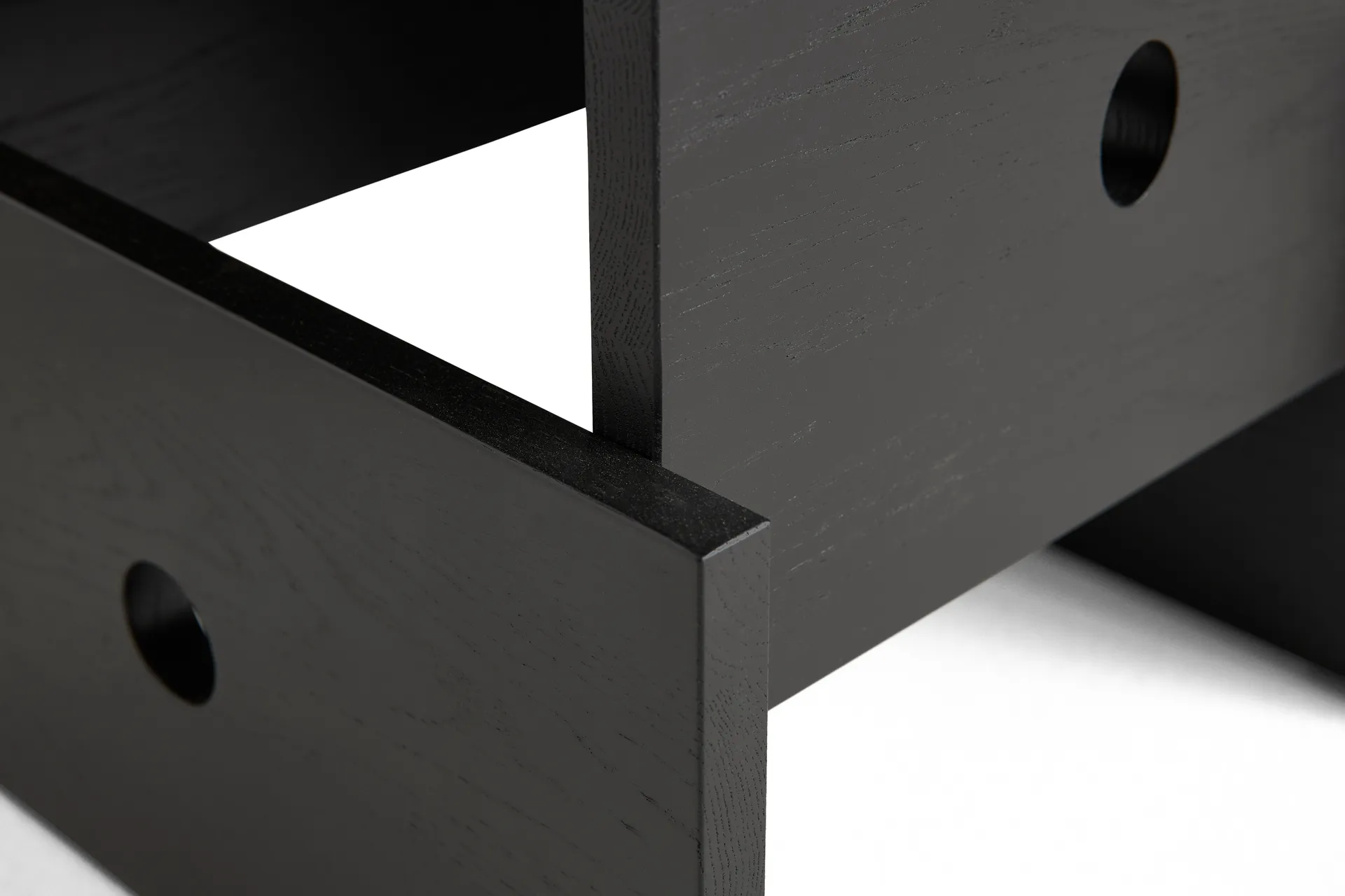 Wood Box sofabord, Sortlakeret eg HAY