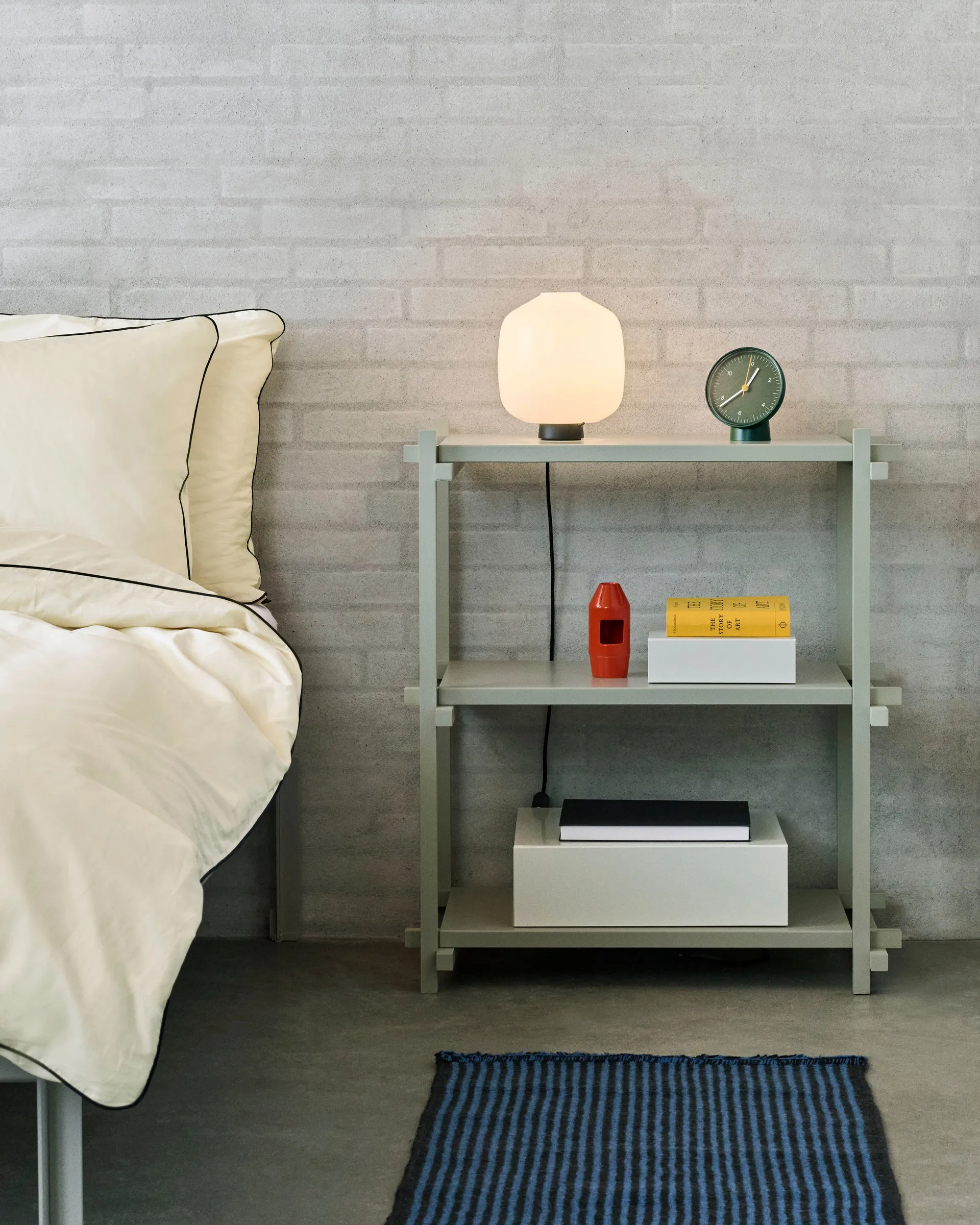 Woody Column hylde, Beech-smokey grey, lav HAY