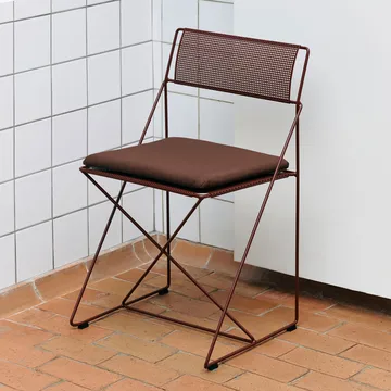 X-Line Indoor Outdoor stol - Iron red - HAY