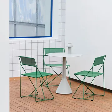 X-Line Indoor Outdoor stol - Leek green - HAY