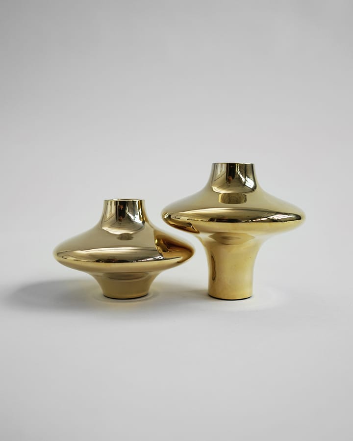 Doublet no. 02 stor lysholder - Brass - Hein Studio