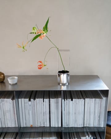 Ikebana vase 30 cm - Nikkel - Hein Studio