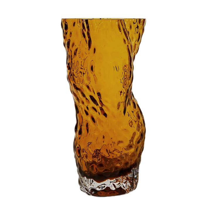 Ostrea Rock vase glas 30 cm - Amber - Hein Studio