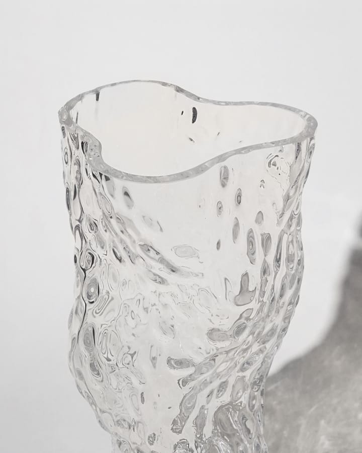 Ostrea Rock vase glas 30 cm - Clear - Hein Studio