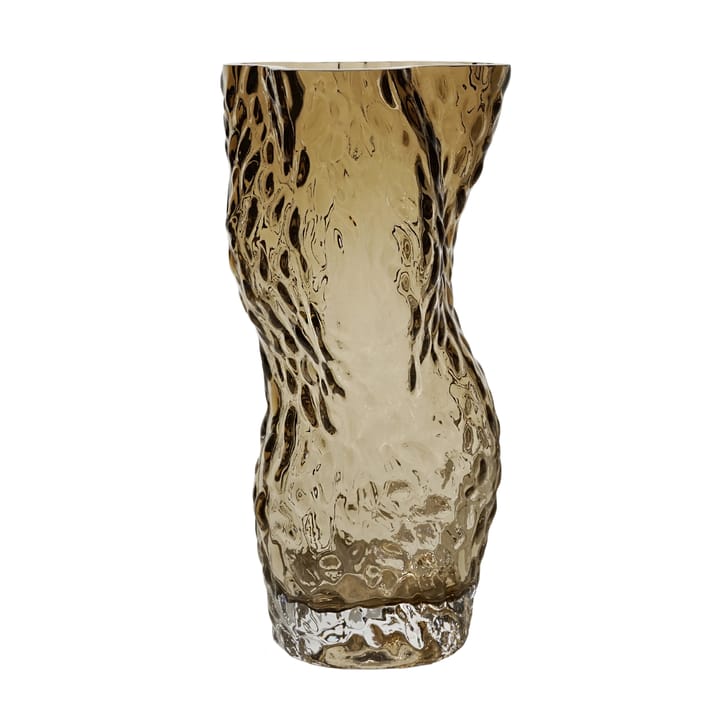 Ostrea Rock vase glas 30 cm - Smoke - Hein Studio