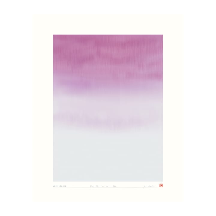 Pink Sky plakat 40x50 cm - No. 01 - Hein Studio