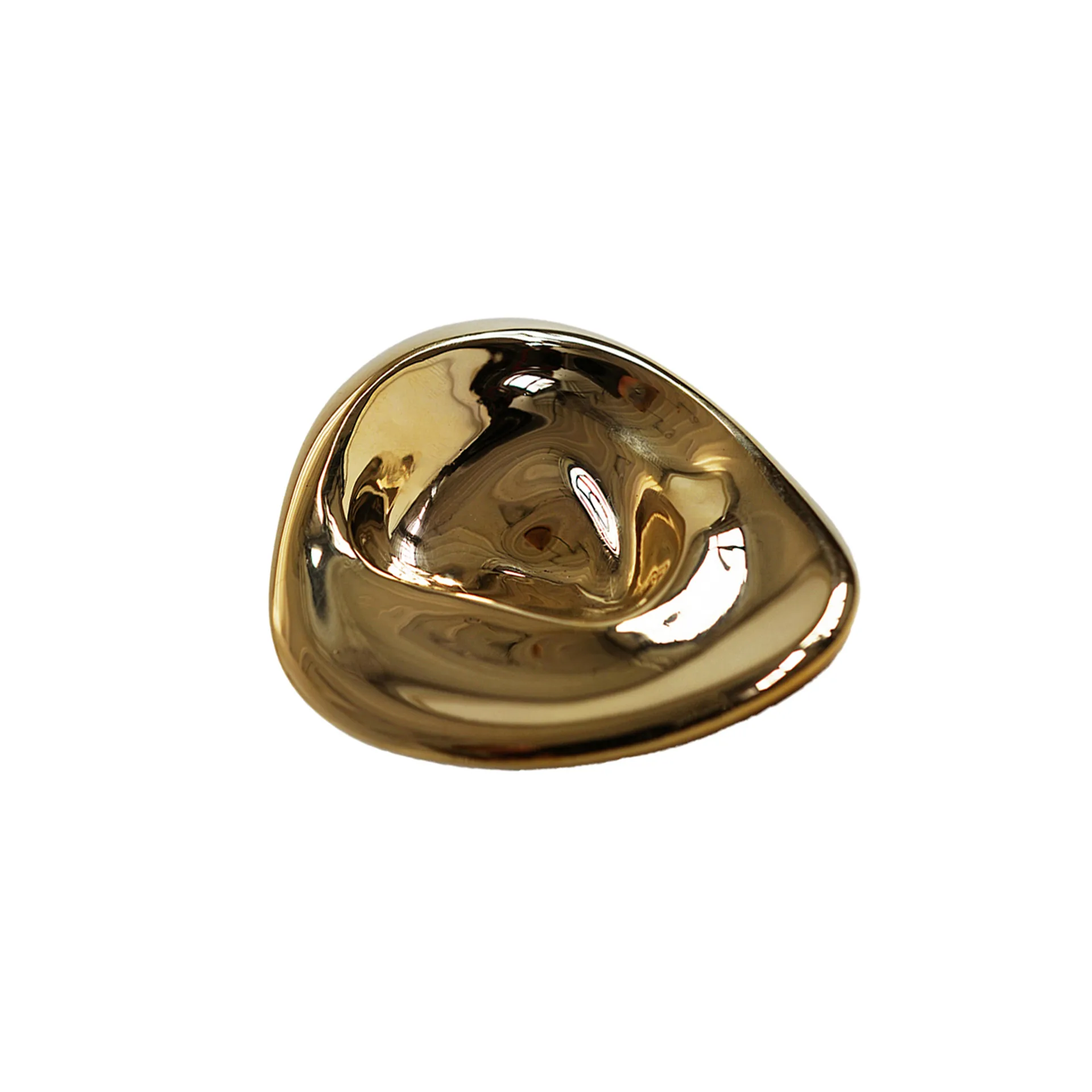 Ripple no. 02 stor knop, Brass Hein Studio