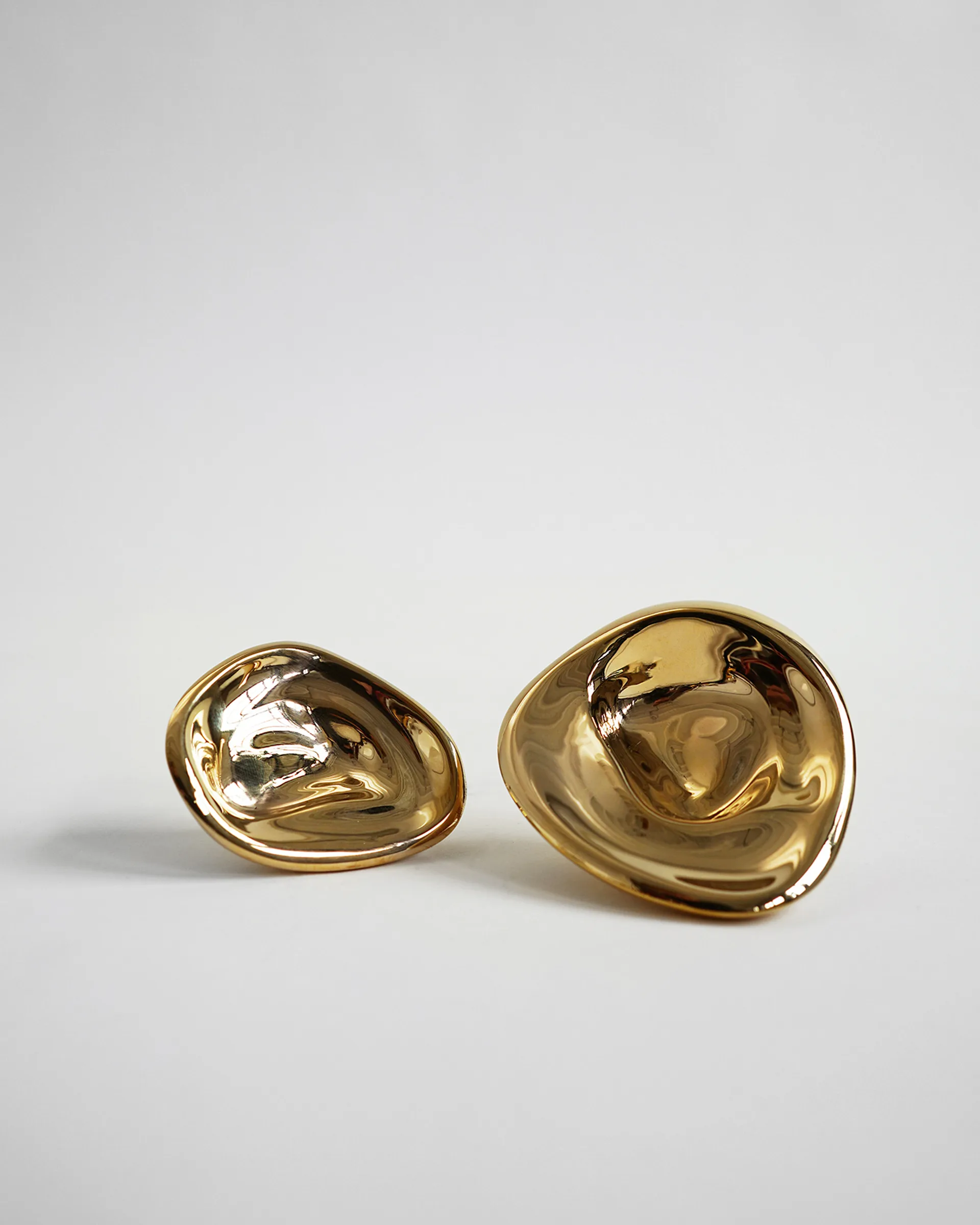 Ripple no. 02 stor knop, Brass Hein Studio