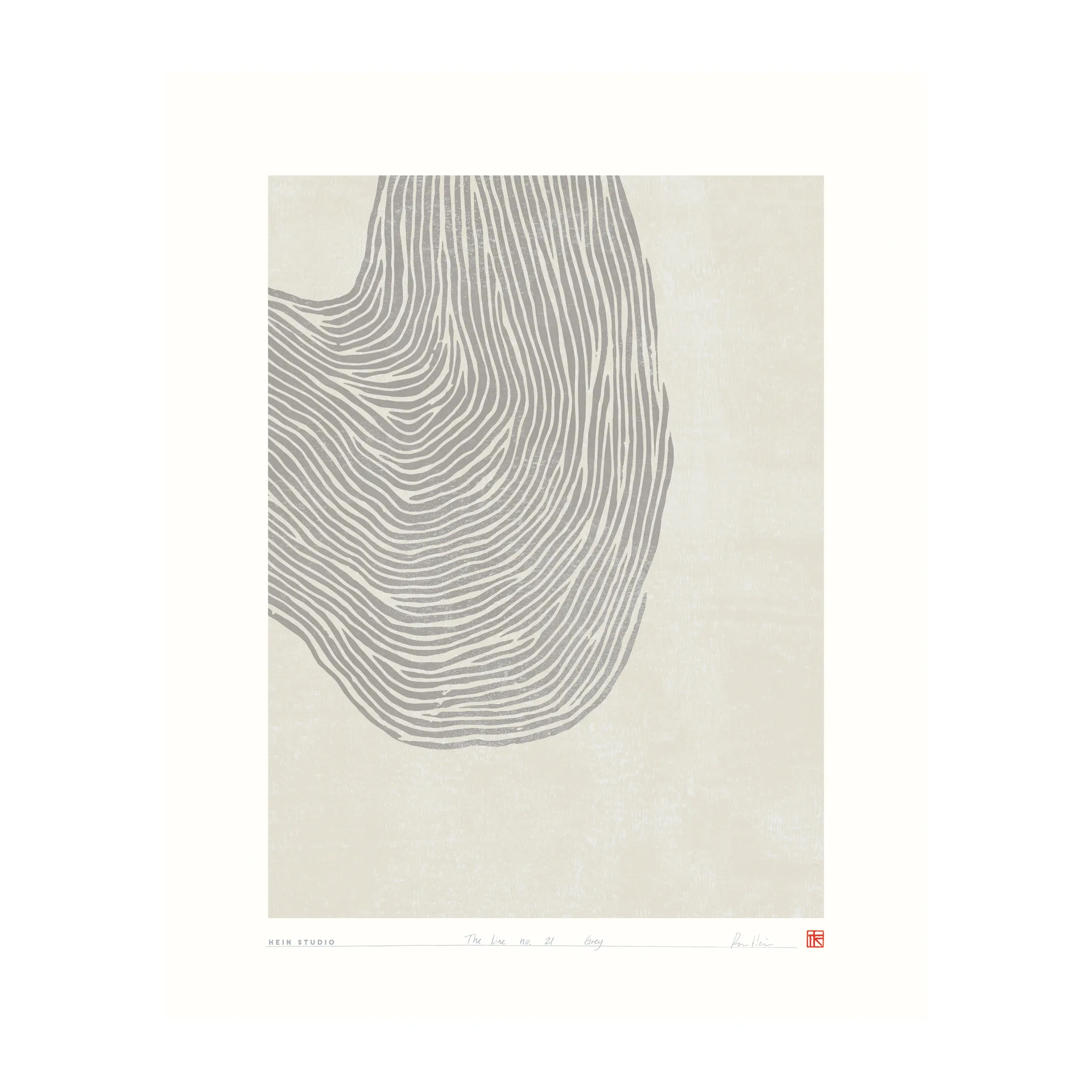 The Line plakat 40x50 cm fra Hein Studio - NordicNest.dk