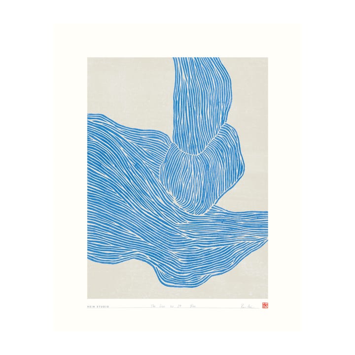 The Line plakat 40x50 cm - No. 24 - Hein Studio