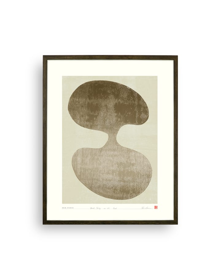 Wood Study plakat 40x50 cm - No. 01 - Hein Studio