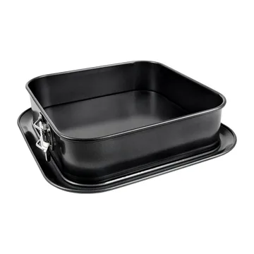 Heirol kvadratisk springform ekstra bred base - 24x24 cm - Heirol