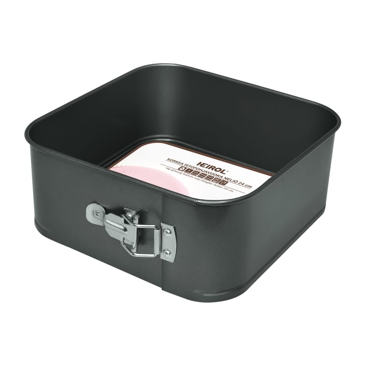 Heirol kvadratisk springform ekstra høj, 24x24 cm Heirol