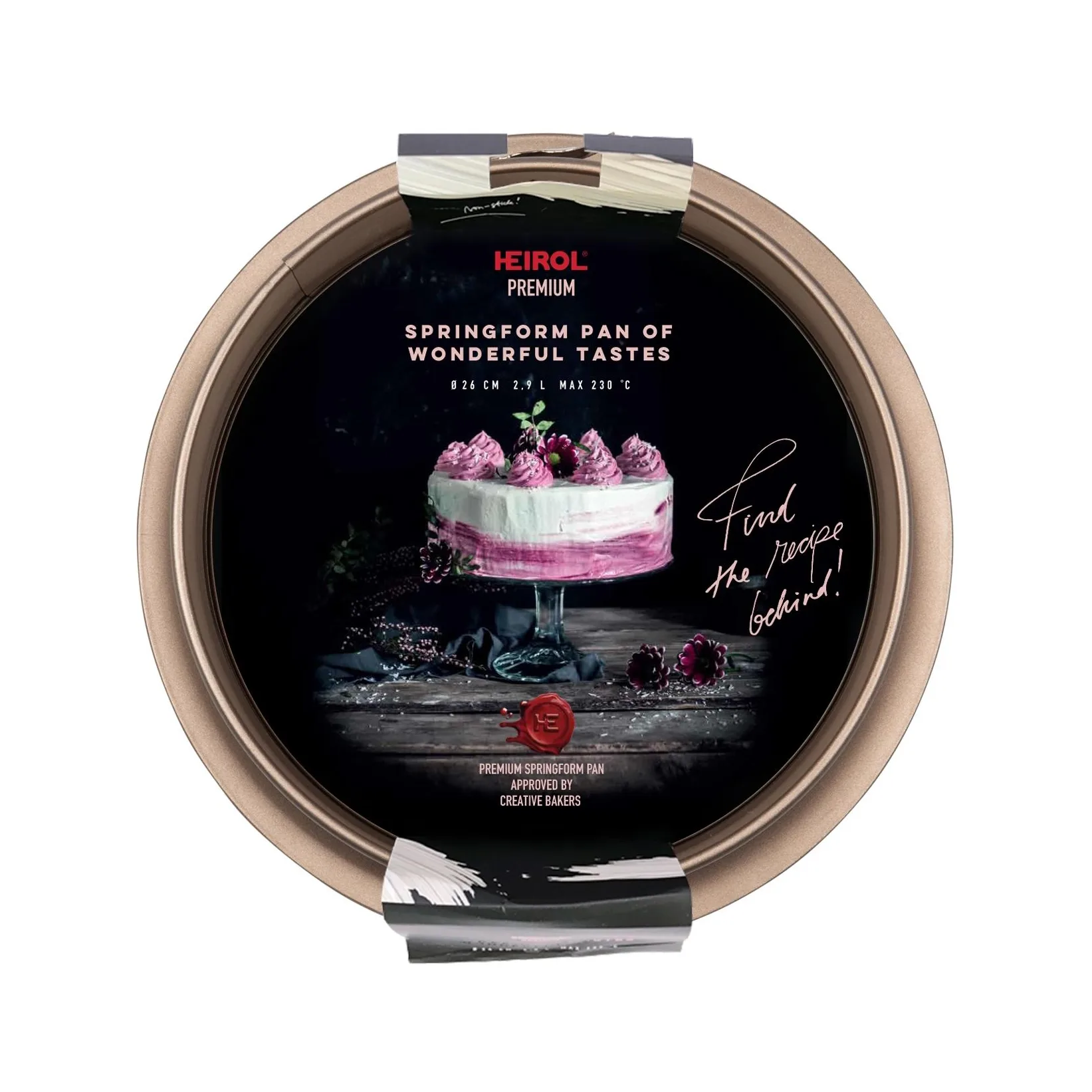 Heirol springform champagnefarvet, Ø26 cm Heirol