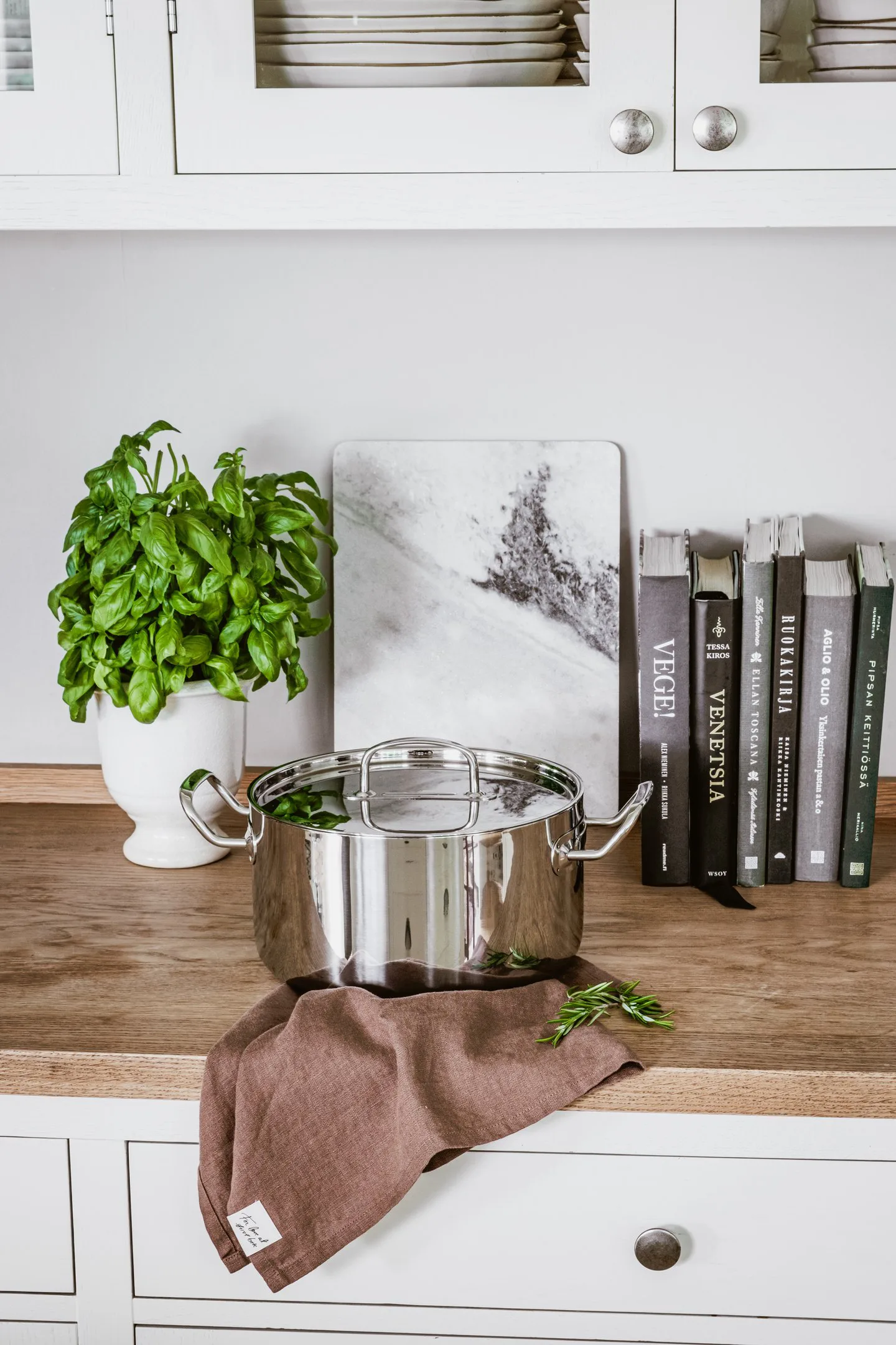 Heirol Steely Classic Triply gryde med låg 5,5 liter, Rustfrit stål Heirol