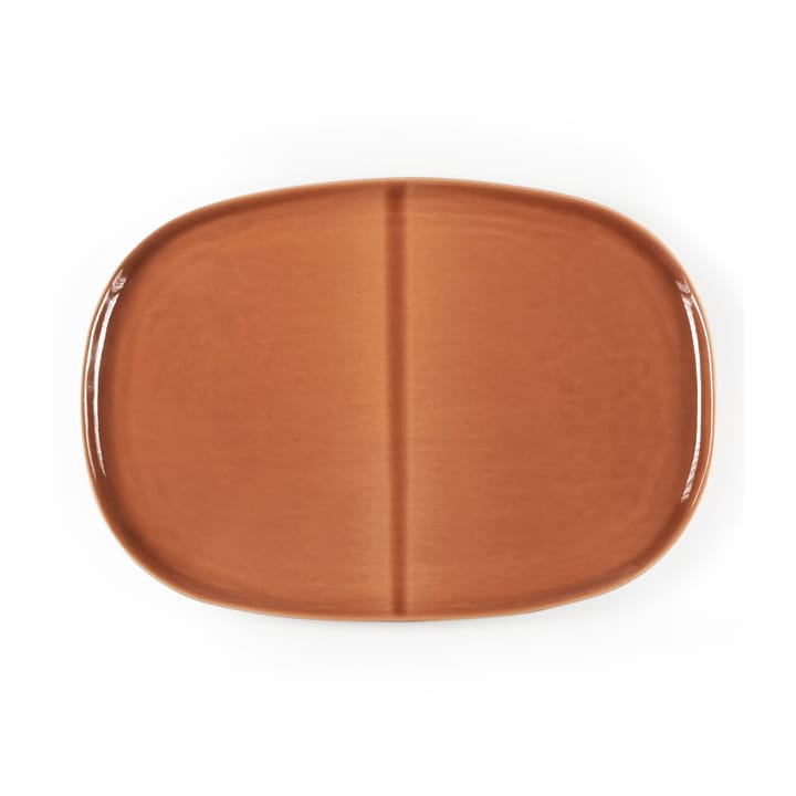 Heirol x Nosse Svelte tallerken oval 30 cm - Terracotta - Heirol