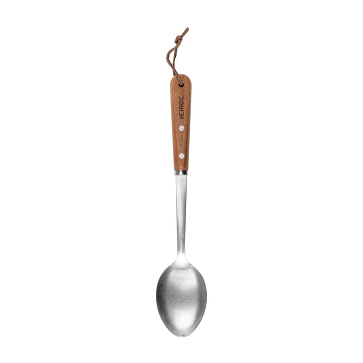 Rustfri serveringsske 34 cm - Bøg - Heirol