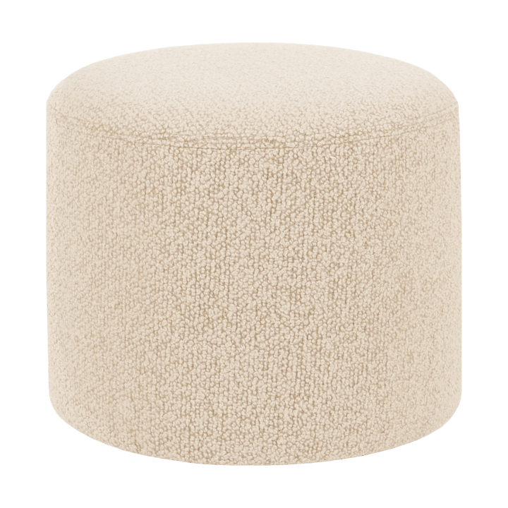 Bon puf Ø50x41 cm - Eggshell - Hem