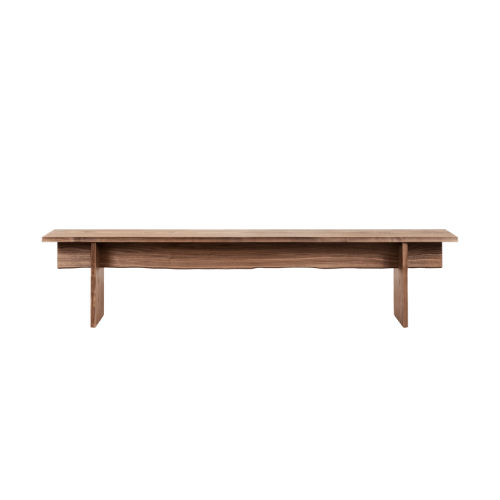 Bookmatch bænk 210 cm - Valnød - Hem