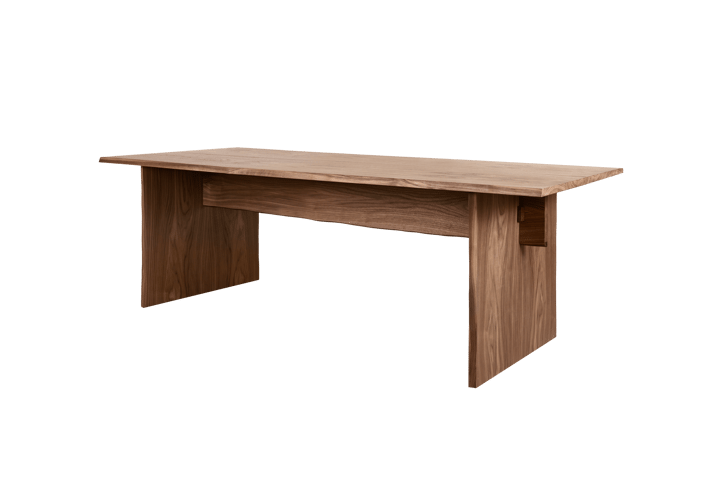Bookmatch spisebord 220 cm, Valnød Hem