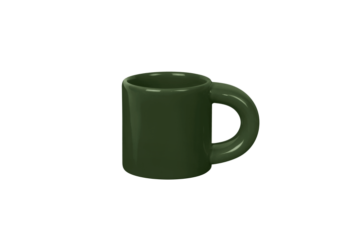 Bronto espressokop 10 cl 4-pak, Green Hem
