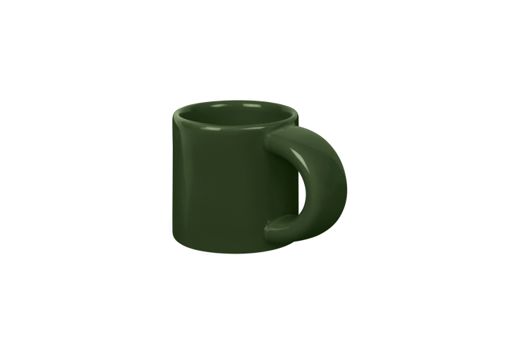 Bronto espressokop 10 cl 4-pak, Green Hem