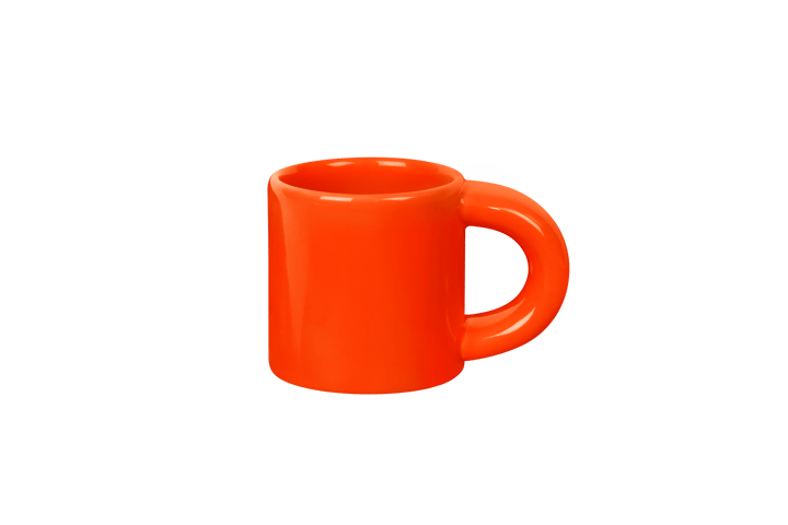 Bronto espressokop 10 cl 4-pak, Orange Hem