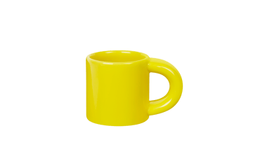 Bronto espressokop 10 cl 4-pak - Yellow - Hem