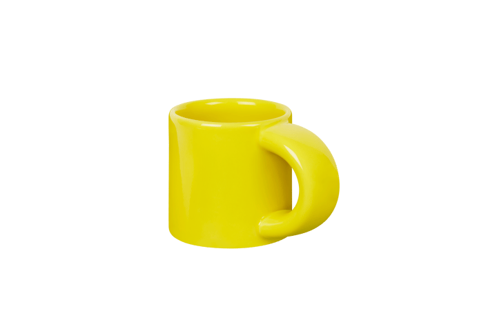 Bronto espressokop 10 cl 4-pak, Yellow Hem