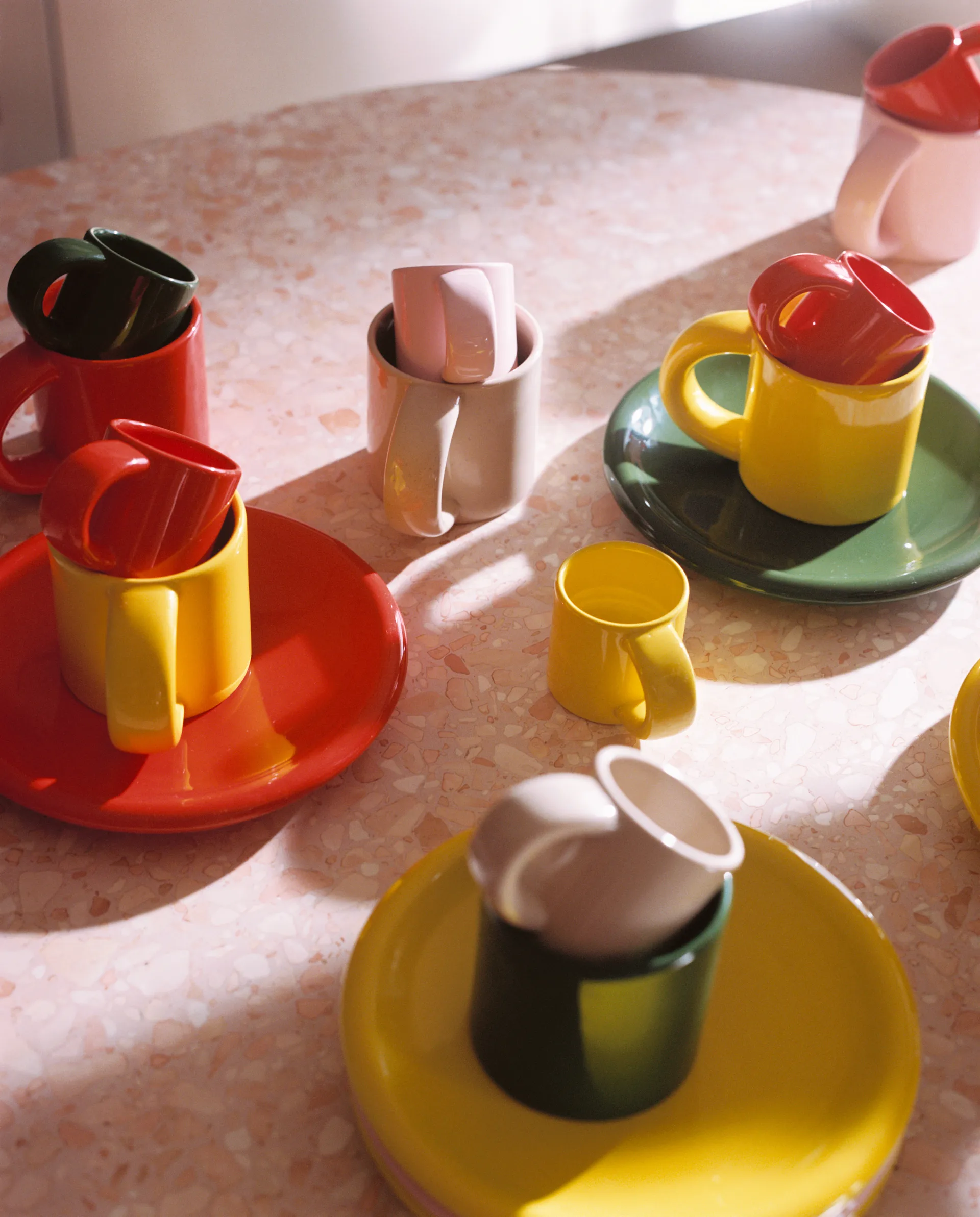 Bronto espressokop 10 cl 4-pak, Yellow Hem