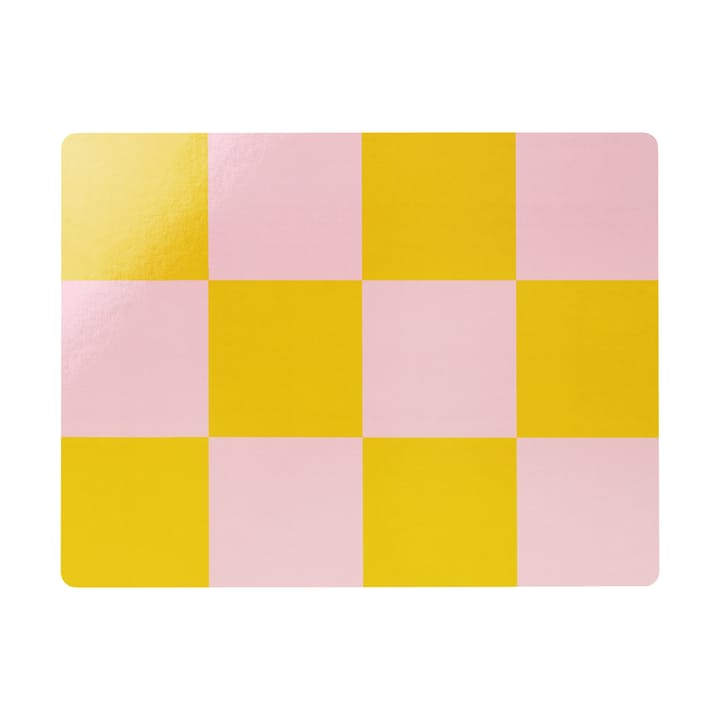 Check dækkeserviet 30x40 cm 2-pak - Honey-pink - Hem