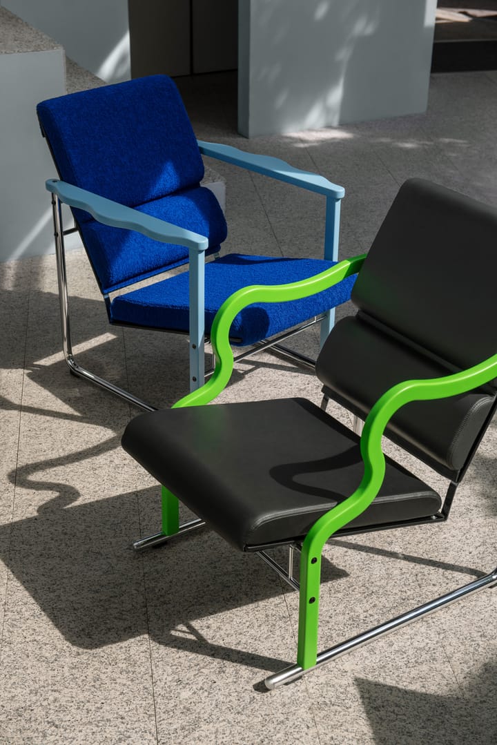 Experiment 501 loungelænestol, Green-black Hem