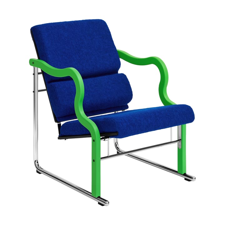 Experiment 501 loungelænestol - Green-ultramarine - Hem