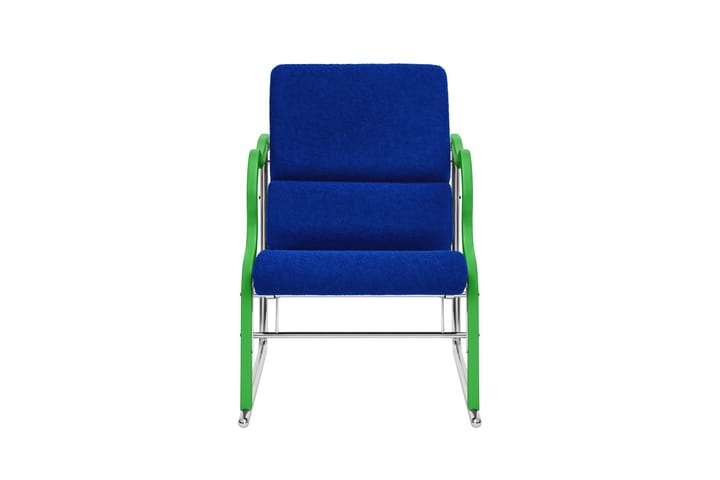 Experiment 501 loungelænestol, Green-ultramarine Hem