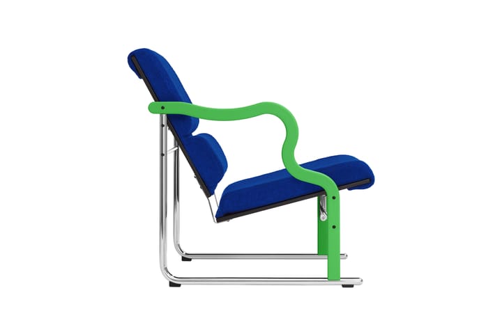 Experiment 501 loungelænestol, Green-ultramarine Hem